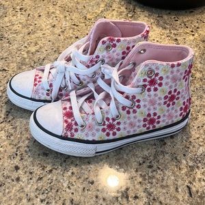 Kids Colorful Girls High Top Converse